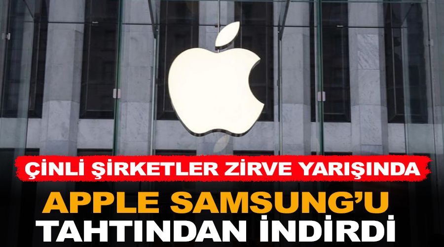 Apple, Samsung'u tahtından indirdi