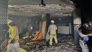 Arnavutköy'de camide yangın