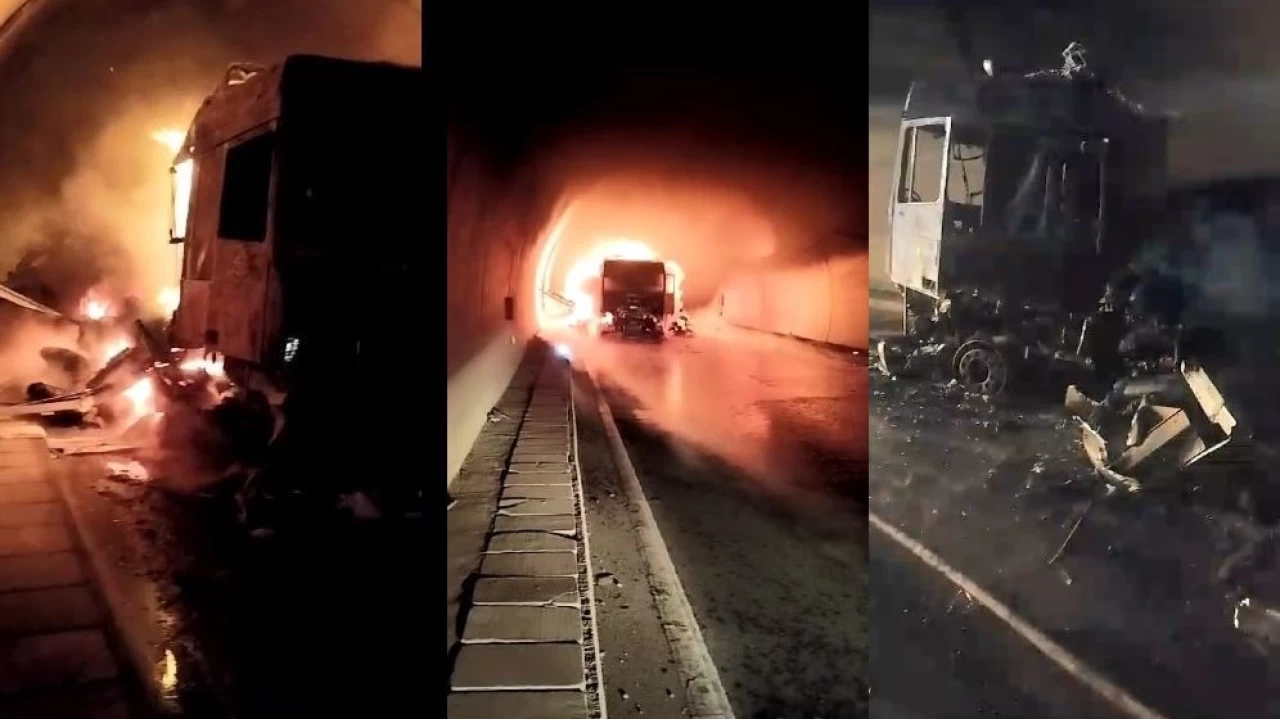 Artvin'de t�neldeki facia ucuz atlat�ld�: 5 yaral�