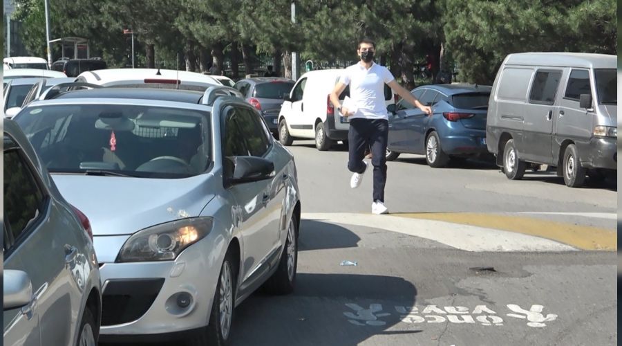 Atletlere ta� ��kartt� ama s�nava yeti�emedi