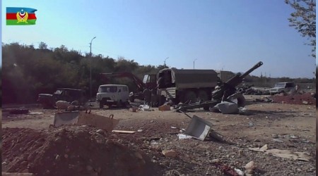 Azerbaycan ordusu Ermenistan'a ait askeri birlii ele geirdi