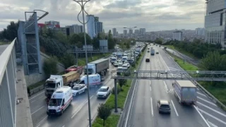 Ba�c�lar'da zincirleme kaza: Yaral�lar var
