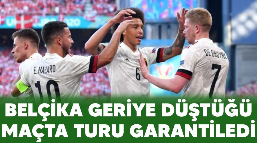 Bel�ika geriye d��t��� ma�ta turu garantiledi 