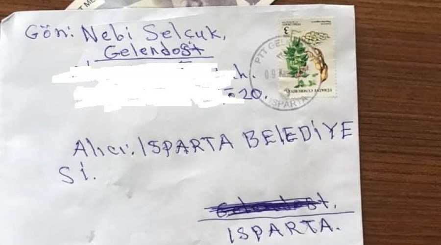 Bindiği otobüsün ücretini posta ile gönderdi