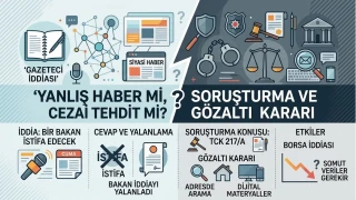 ‘Bir bakan istifa edecek dedi’, gözaltına alındı