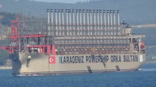 Bu gemi anakkale'nin elektrik ihtiyacn karlayabiliyor