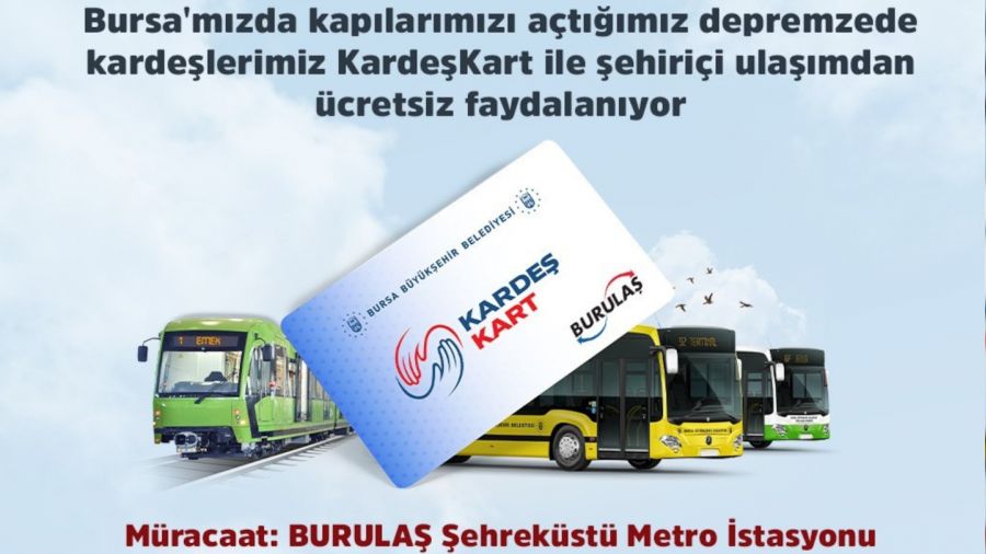 Bursa'da ulam depremzedelere cretsiz