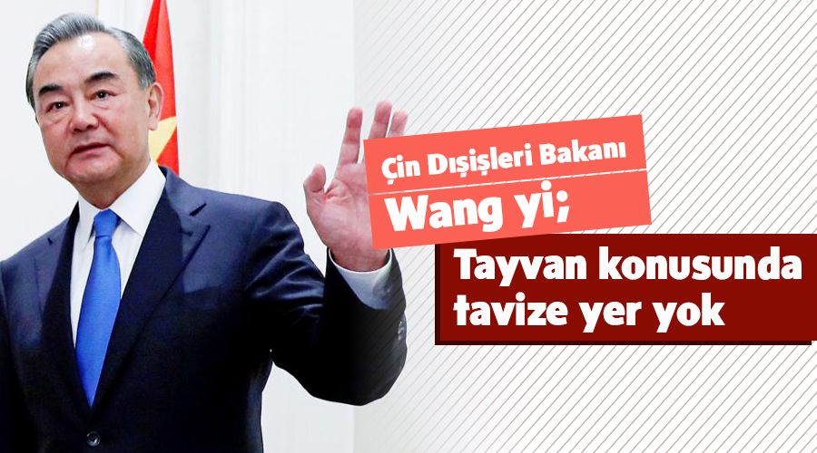 Çin: 'Tayvan konusunda tavize yer yok'