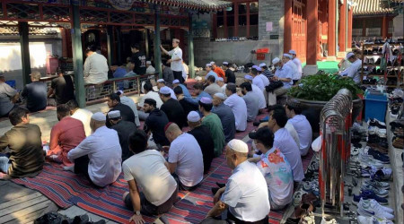 Çin'deki Müslümanlar bayram namazını kıldı