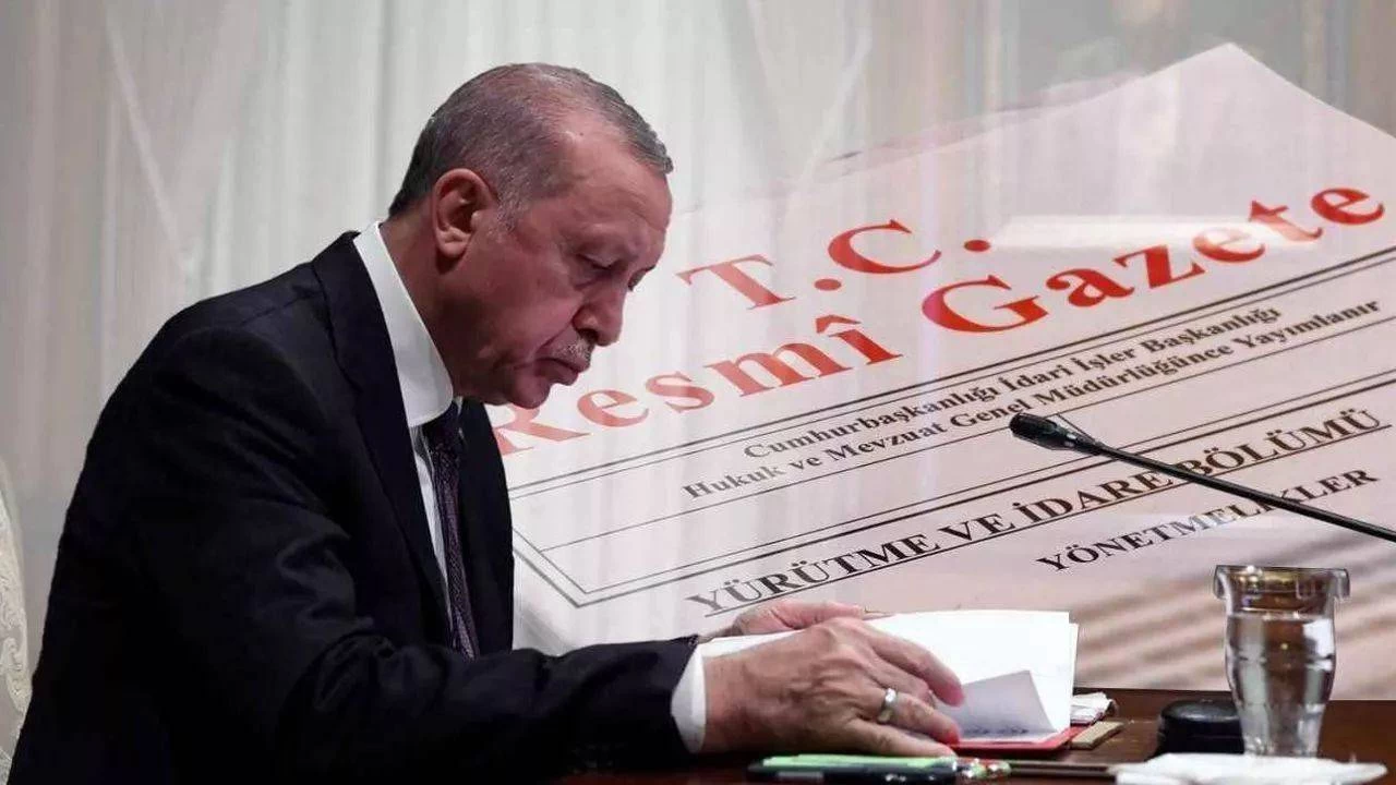 Cumhurbaşkanlığı tarafından yapılan atamalar Resmi Gazete'de