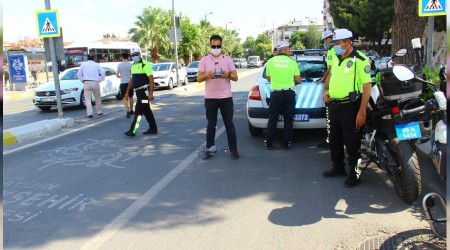 Dronla ceza yağdı