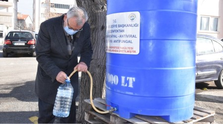 Edirne'de "dezenfektan emesi" salgnla mcadelede kullanlyor