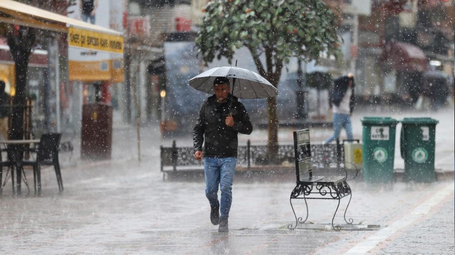 Edirne'de sa�anak ve dolu etkili