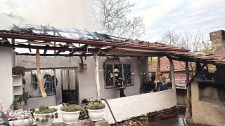 Elektrik kontandan kan yangn evi kle evirdi