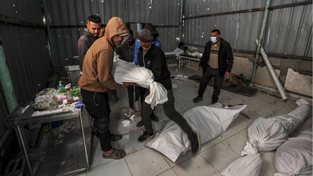 En aşağılık canlı tayfası Gazze'de yine katliam yaptı