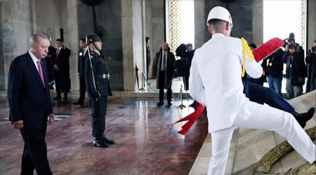 Erdoğan yemin etti, Anıtkabir'e gitti