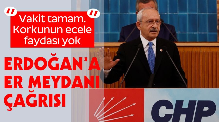 Erdo�an'a er meydan� �a�r�s�