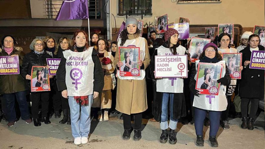 Eskiehir'de kadn cinayetlerine tepki eylemi