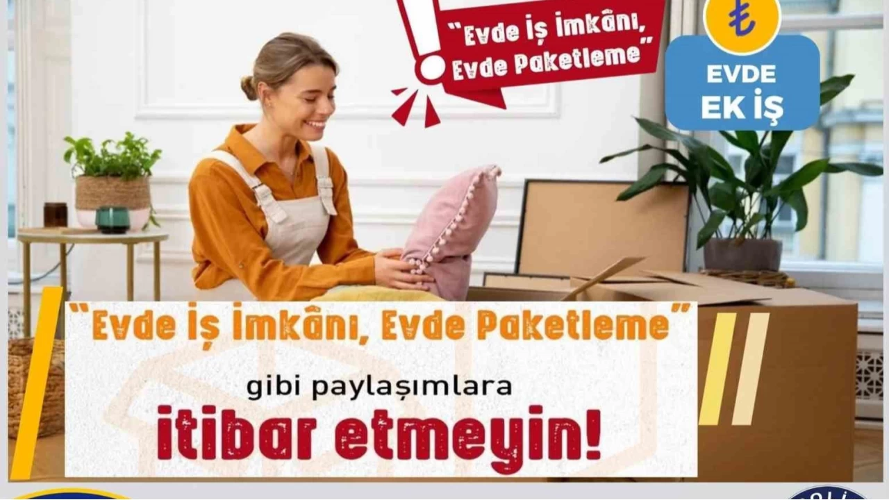 "Evde i imkan" paylam ile dolandrcla dikkat