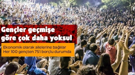 Gençler geçmişe göre çok daha yoksul