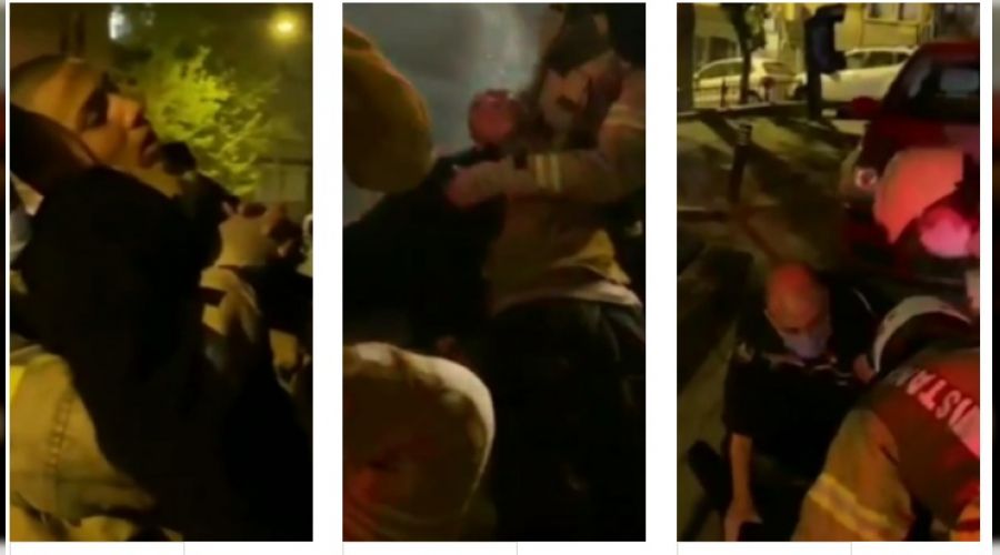 Giysi toplama kutusu i�ine girdi ama bir daha ��kamad�