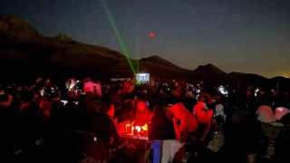 Gkyz tutkunlar, meteor yamurunu Kayseri'nin zirvesinde izledi