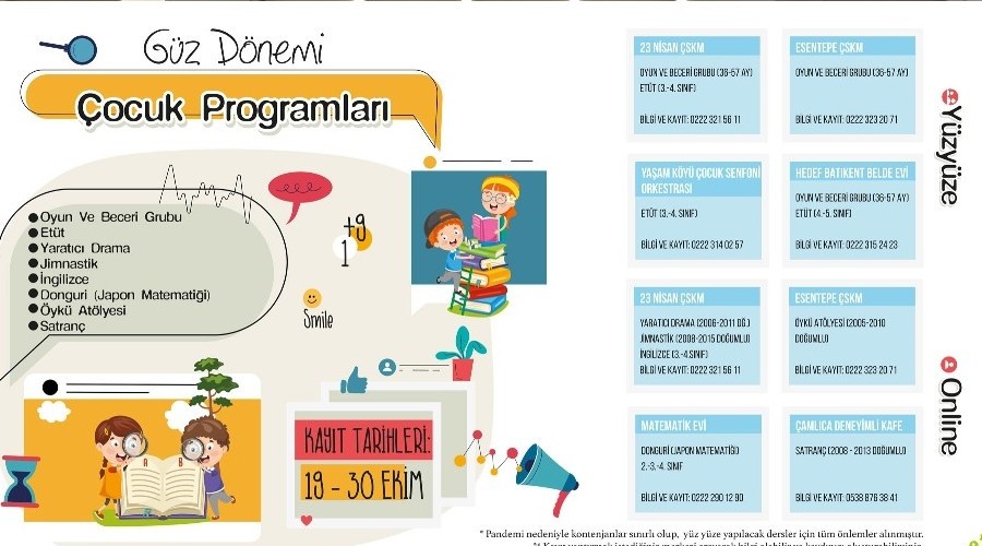 G�z d�nemi �ocuk programlar� ba�l�yor