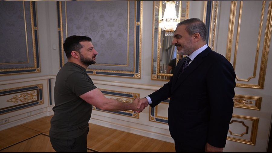 Hakan Fidan, Zelenskiy ile görüştü