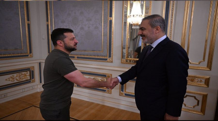 Hakan Fidan, Zelenskiy ile görüştü