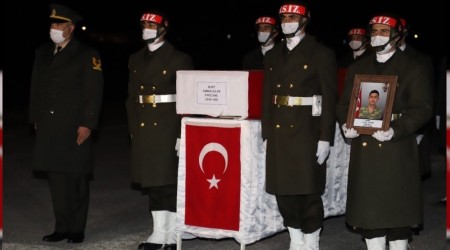 Hakkari şehidi Güler için tören düzenlendi