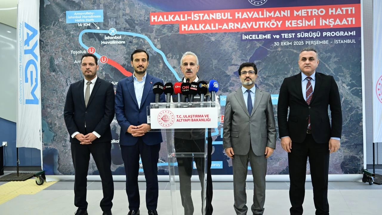 Halkalı-İstanbul Havalimanı Metrosu 2026'da açılacak