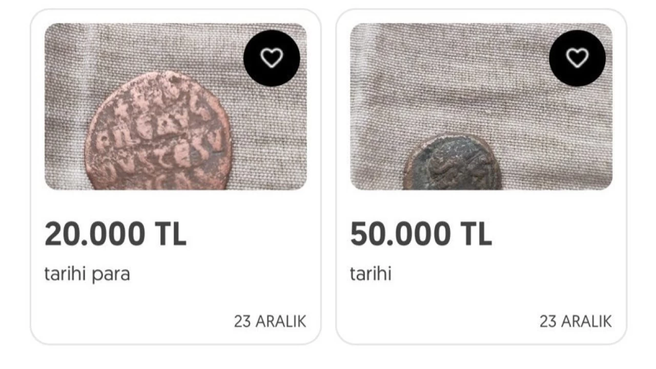 İnternetten tarihi sikke satışı