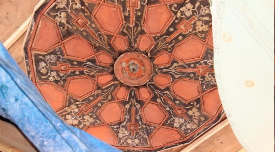 İsmail Rumi Camii’nde restorasyon sürüyor