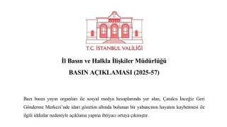 İstanbul Valiliğinden Çatalca'daki iddialarla ilgili açıklama