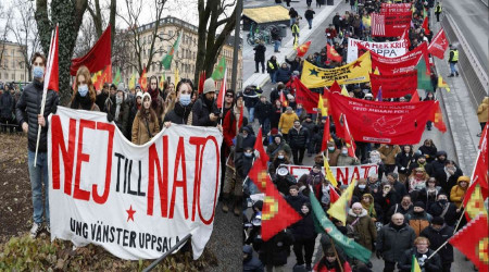 İsveç'te, PKK destekçileri yine sokaklardaydı