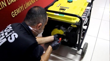 Jeneratör motorunda uyuşturucu sevkiyatı