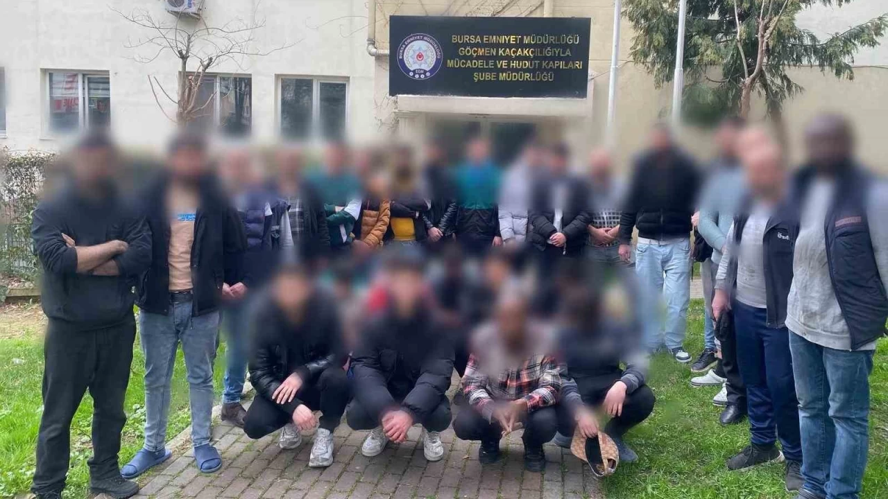 Kaçak göçmen çalıştıran iş yerine baskın