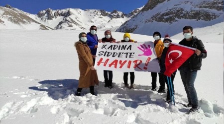 Kadın dağcılar Bolkarlara tırmandı