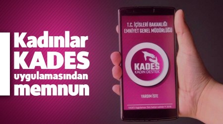 Kadınlar KADES uygulamasından memnun