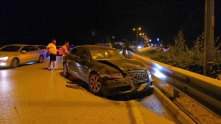 Karabk'te iki otomobil arpt: 1 l, 1 yaral