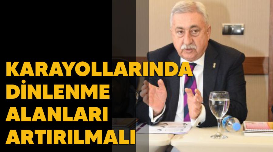 Karayollarında dinlenme alanları artırılmalı