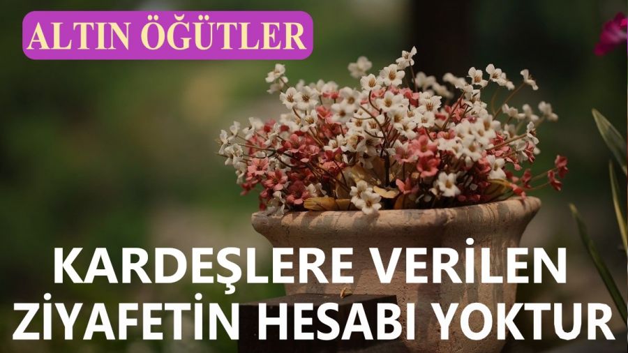 ‘Kardeşlere verilen ziyafetin hesabı yoktur’