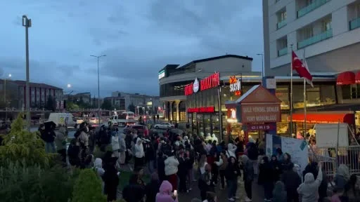 Kayseri'de kız öğrenci yurdunda yangın paniği