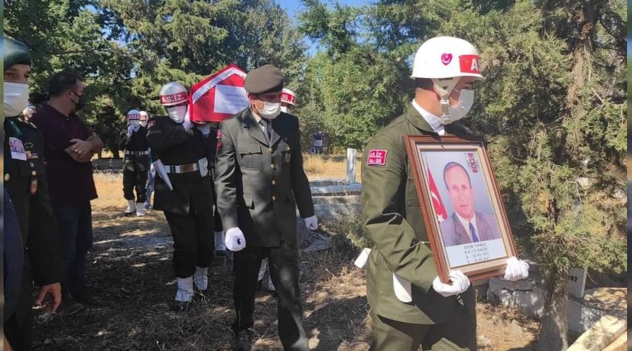 Kıbrıs gazisi son yolculuğuna uğurlandı