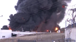 Kırıkkale'de kimya fabrikasında yangın