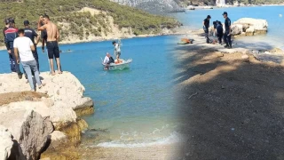 Kızını kurtarmak isterken denizde boğuldu