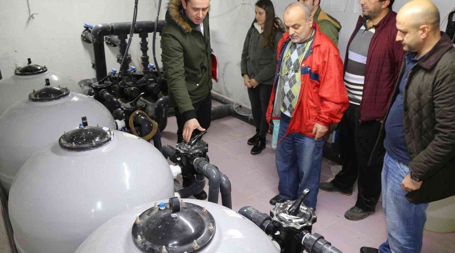 KO-MEK'te havuz suyu operatörlüğü kursu veriliyor