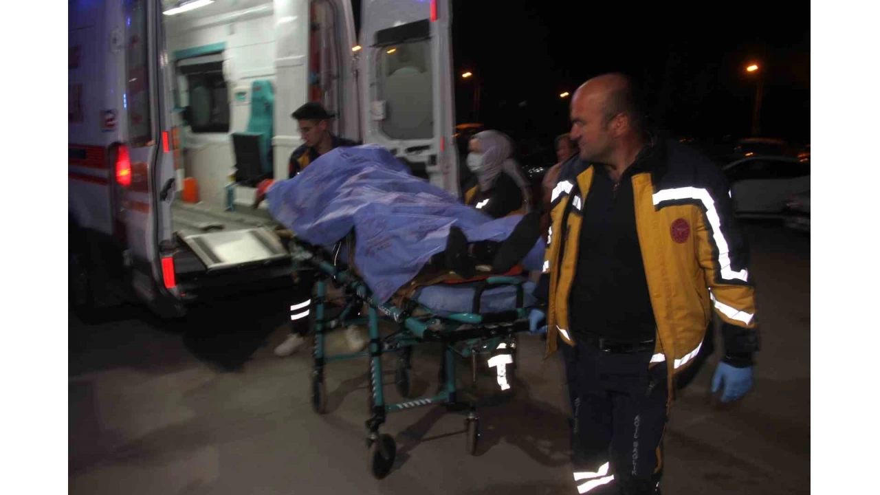 Konya'da inein teptii ahs hastanelik oldu