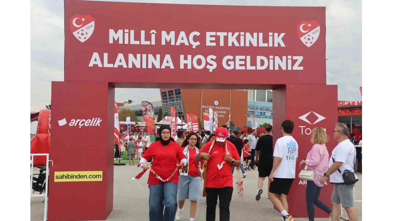 Konya'da mili ma heyecan