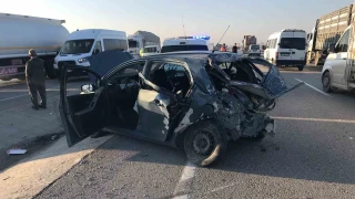 Konya'da �� ara�l� zincirleme kaza: 1 yaral�